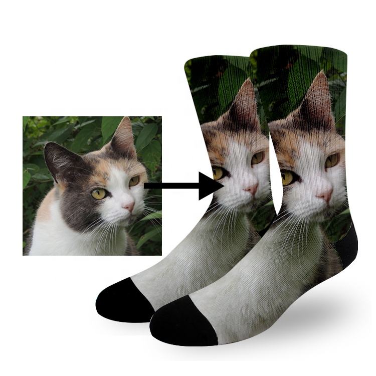 Chaussette imprimée motif détaillé
