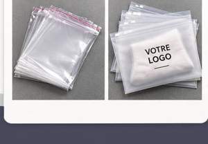 Sachet polybag pour emballer une ou plusieurs paires de chaussettes